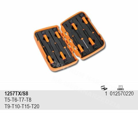 BETA  WKRĘTAKI PRECYZYJNE TORX KPL.8szt. 