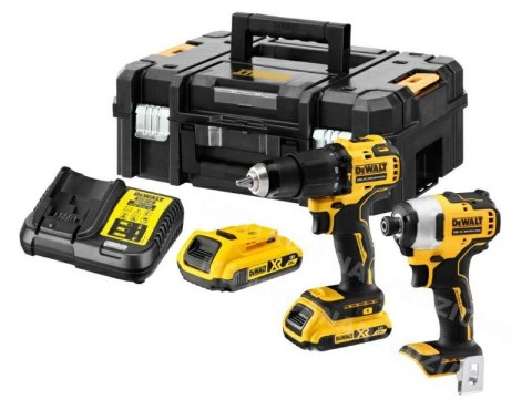 DEWALT ZESTAW COMBO 18V 2x2,0Ah WKRĘTARKA UDAROWA DCD709 + ZAKRĘTARKA DCF809 DCK2062D2T DEWALT DEWALT ZESTAW COMBO 18V 2x2,0Ah WKRĘTARKA UDAROWA DCD709 + ZAKRĘTARKA DCF809 DCK2062D2T DEWALT