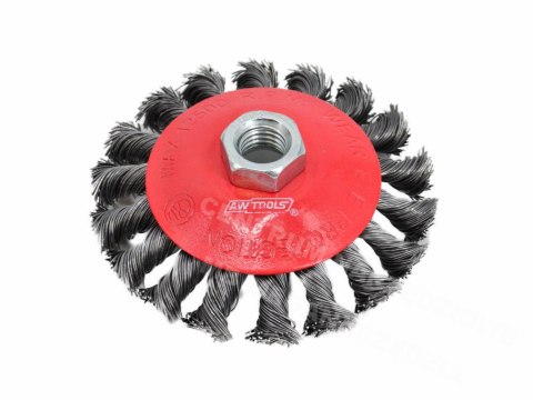 AWTOOLS SZCZOTKA STOŻKOWA SKRĘCANA 115mm M14 AWTOOLS SZCZOTKA STOŻKOWA SKRĘCANA 115mm M14