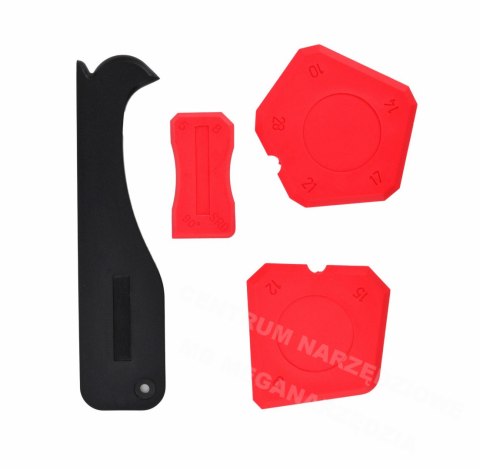 AWTOOLS SZPACHELKI DO SIL. Z OBCINAKIEM 4szt. AWTOOLS SZPACHELKI DO SIL. Z OBCINAKIEM 4szt.