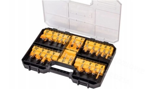 DEWALT ZESTAW FREZÓW 22cz. DEWALT