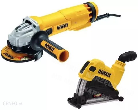 DEWALT Szlifierka kąt.125/1400W DWE46107 + osłona do cięcia betonu DEWALT Szlifierka kąt.125/1400W DWE46107 + osłona do cięcia betonu