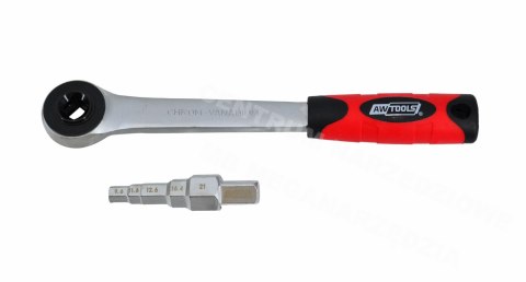AWTOOLS KLUCZ DO ŚRUBUNKÓW Z GRZECHOTKĄ AWTOOLS KLUCZ DO ŚRUBUNKÓW Z GRZECHOTKĄ