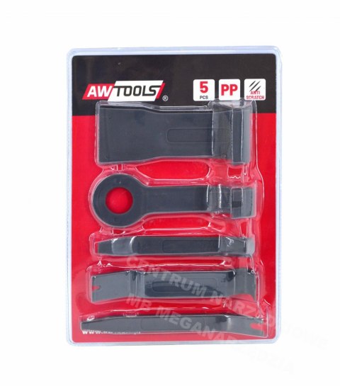AWTOOLS ZESTAW ŚCIĄGACZY DO TAPICERKI PP 5cz. AWTOOLS ZESTAW ŚCIĄGACZY DO TAPICERKI PP 5cz.