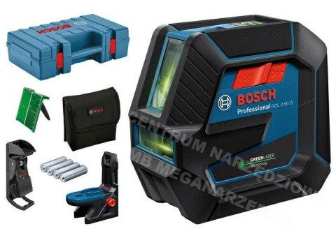 BOSCH LASER KRZYŻOWO-PUNKTOWY GCL 2-50 G +UCHWYT SUFITOWY WALIZKA BOSCH BOSCH LASER KRZYŻOWO-PUNKTOWY GCL 2-50 G +UCHWYT SUFITOWY WALIZKA BOSCH