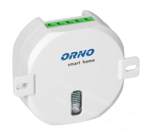 ORNO SMART HOME PRZEKAŹNIK ROLETOWY PODTYNKOWY Z ODBIORNIKIEM RADIOWYM 300W ORNO SMART HOME PRZEKAŹNIK ROLETOWY PODTYNKOWY Z ODBIORNIKIEM RADIOWYM 300W