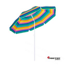 PARASOL PLAŻOWY NYLONOWY Z REGULACJĄ 2m MASTER