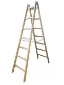 AWTOOLS DRABINA DREWNIANA 2x 7 STOPNI 150KG