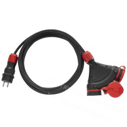 AWTOOLS Extreme Extension Cable 20m 3x1.5mm 3 Outlets IP54 16A/4000W