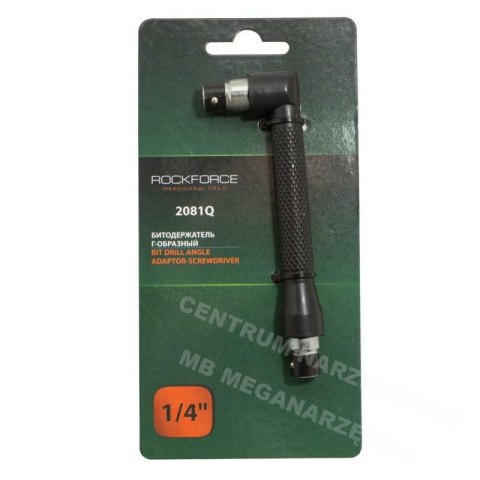 ROCKFORCE ADAPTER KĄTOWY DO KOŃCÓWEK 1/4" ROCKFORCE ADAPTER KĄTOWY DO KOŃCÓWEK 1/4"