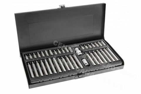 HOEGERT KOŃCÓWKI HEX/ TORX/ SPLINE 40cz.