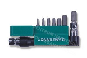 JONNESWAY KOŃCÓWKI IMBUSOWE 1/4" 7 elem . + POKRĘTŁO S08H2H8S JONNESWAY KOŃCÓWKI IMBUSOWE 1/4" 7 elem . + POKRĘTŁO S08H2H8S