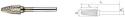 HSS Conical Oval Metal Cutter 12x32mm SANDERS