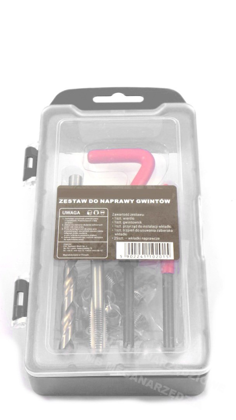 FALON TECH ZESTAW NAPRAWY GWINTÓW M8 25 elementów FALON TECH ZESTAW NAPRAWY GWINTÓW M8 25 elementów
