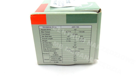 Grzechotka pneumatyczna 1/2" 110Nm klucz kątowy JAR-1164 Grzechotka pneumatyczna 1/2" 110Nm klucz kątowy JAR-1164