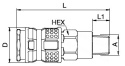 QUICK COUPLING CONNECTOR 1/2 PROFESSIONAL QUICK CONNECTOR