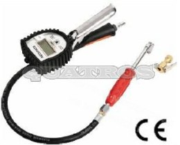 QUATROS PISTOLET DO POMPOWANIA KÓŁ Z MANOMENREM ELEKTRONICZNYM