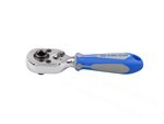 KING TONY GRZECHOTKA 1/4" Z UCHWYTEM DO BITÓW 72-ZĘBY 108mm CHROM UCHYT GUMOWANY KING TONY GRZECHOTKA 1/4" Z UCHWYTEM DO BITÓW 72-ZĘBY 108mm CHROM UCHYT GUMOWANY