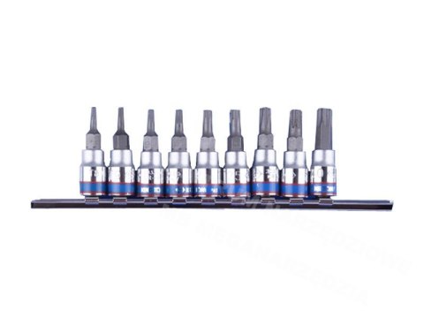 KING TONY KOMPLET NASADEK 1/4" TORX 9 elem. 2033 T8 - T40 KING TONY KOMPLET NASADEK 1/4" TORX 9 elem. 2033 T8 - T40