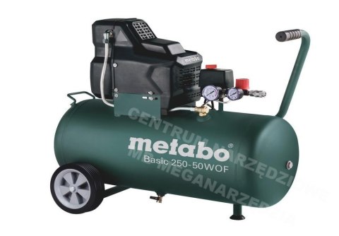 METABO Sprężarka bezolejowa 230V 50L BASIC 250-50 W OF