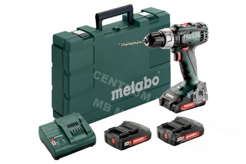 METABO Wkrętarka udarowa SB 18 L 3x2,0Ah