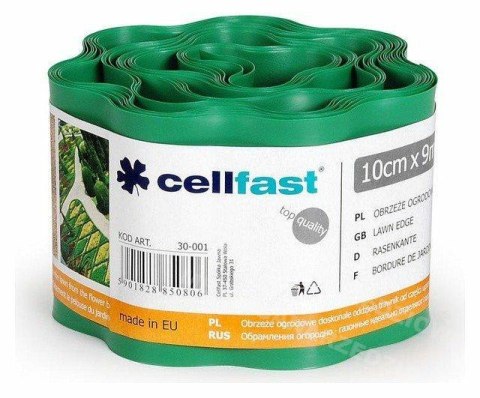 CELLFAST OBRZEŻE OGRODOWE ZIELONE 10cm x 9m CELLFAST OBRZEŻE OGRODOWE ZIELONE 10cm x 9m
