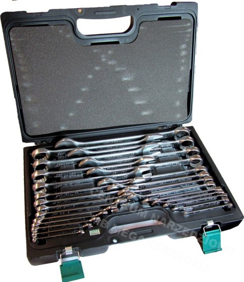 HONITON KLUCZE PŁASKO-OCZKOWE WALIZKA 26 elem. 6-32mm HONITON KLUCZE PŁASKO-OCZKOWE WALIZKA 26 elem. 6-32mm