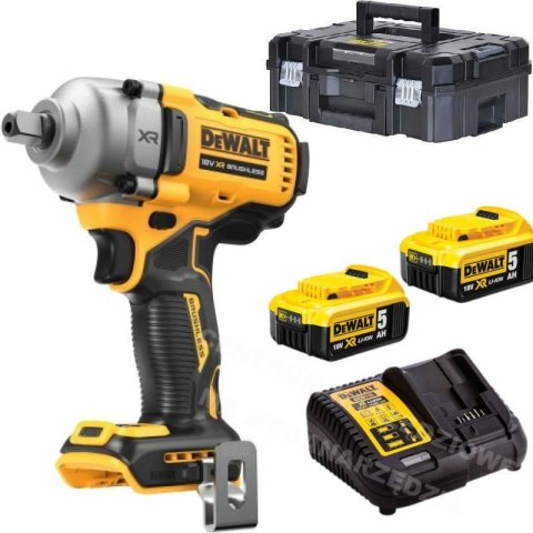 DEWALT.KLUCZ UDAROWY 1/2" 18V 812Nm 2x5,0Ah 4-BIEGI TSTAK ZAPADKA DCF892P2T