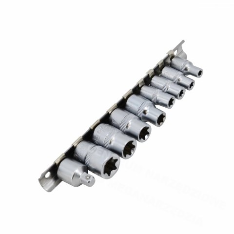 AWTOOLS ZESTAW NASADEK TORX 1/4" 3/8" E5-E16 - 9 CZĘŚCI AWTOOLS ZESTAW NASADEK TORX 1/4" 3/8" E5-E16 - 9 CZĘŚCI