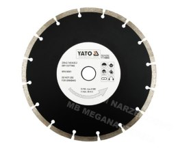 YATO TARCZA DIAMENTOWA SEGMENTOWA 230 x 22,2mm 6005