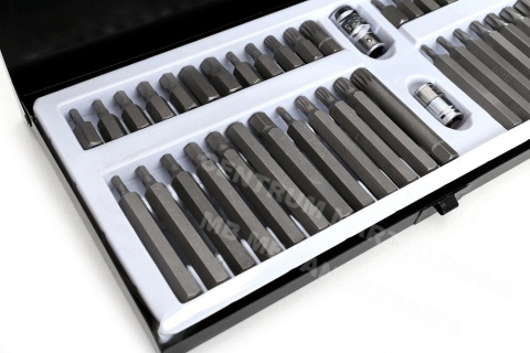 KOMLET IMBUS TORX SPLINE 40el KASETA METAL BITY KOMLET IMBUS TORX SPLINE 40el KASETA METAL BITY