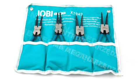 Set of SEEGER Pliers 200mm Jobi Extra