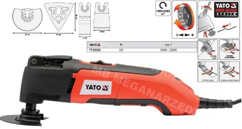 YATO Narzędzie wielofunkcyjne 300W