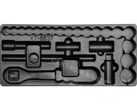 YATO WKŁADKA DO SZUFLADY NA ZESTAW NARZĘDZI 1/2" 24 elem. 55371 YATO WKŁADKA DO SZUFLADY NA ZESTAW NARZĘDZI 1/2" 24 elem. 55371