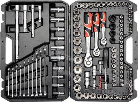 YATO Zestaw kluczy 1/4" , 3/8" , 1/2" 120 elementów XL YATO Zestaw kluczy 1/4" , 3/8" , 1/2" 120 elementów XL