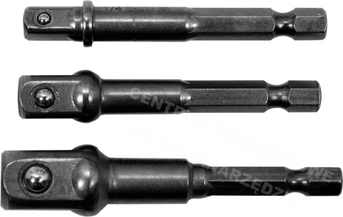 YATO ADAPTERY HEX DO NASADEK 1/4 3/8 1/2" KPL. YATO ADAPTERY HEX DO NASADEK 1/4 3/8 1/2" KPL.