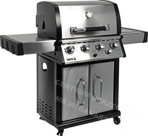 YATO GRILL GAZOWY 4+1 STAL NIERDZEWNY 17,5KW