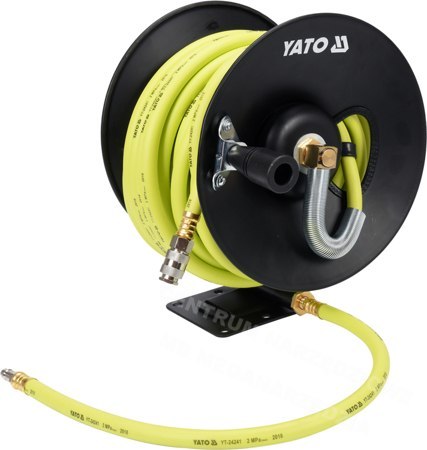 YATO Przewód / Wąż Pneumatyczny Na Zwijaku 15m X 9,5mm