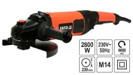 YATO Szlifierka kątowa 230mm 2800W 82110