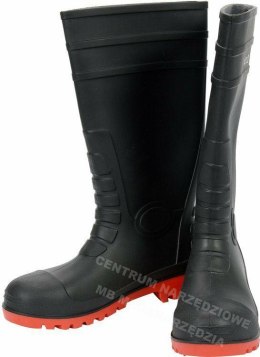YATO Buty kalosz bezpieczne z podnoskiem metalowym i stalową wkładką antyprzebiciową rozm. 40