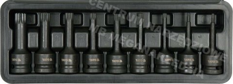YATO KLUCZE SPLINE UDAROWE 9 elem. 10691 YATO KLUCZE SPLINE UDAROWE 9 elem. 10691