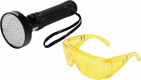 YATO LATARKA UV 100 LED + OKULARY