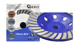G00378 TARCZA DIAMEN. TURBO 125mm M14 DO SZLIFOWAN