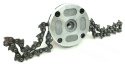 MOWER HEAD M10x1.25 WITH SPOOL CHAIN