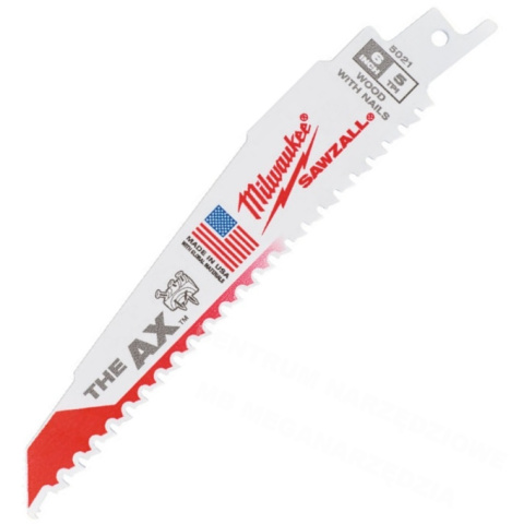 MILWAUKEE brzeszczot do piły szablastej 13szt 49222231 MILWAUKEE brzeszczot do piły szablastej 13szt 49222231