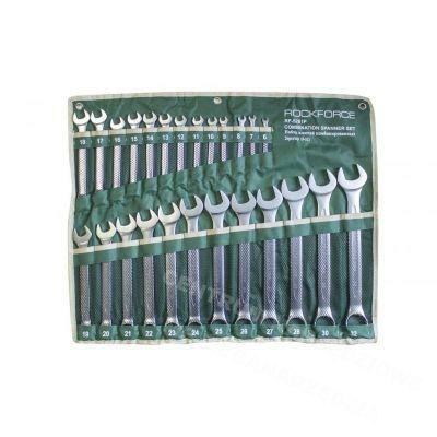 ROCKFORCE KLUCZ PŁASKO-OCZKOWY kpl.25el. (6-32mm) ROCKFORCE KLUCZ PŁASKO-OCZKOWY kpl.25el. (6-32mm)