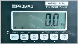 WÓZEK PALETOWY Z WAGĄ PROMAG PR 2200/1155 G/PT