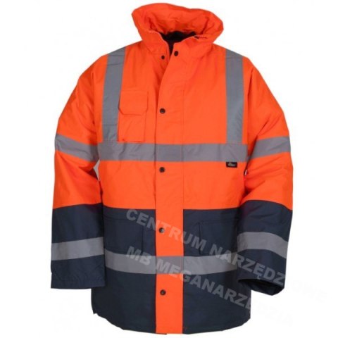 BETA long warning jacket orange-navy blue L