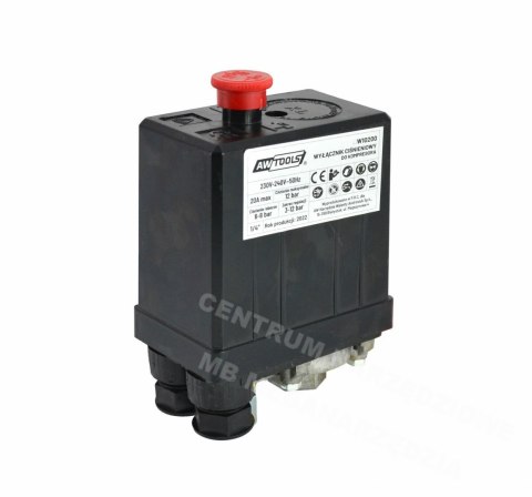 AWTOOLS WYŁĄCZNIK CIŚNIENIOWY KOMPRESORA 230V 1/4" AWTOOLS WYŁĄCZNIK CIŚNIENIOWY KOMPRESORA 230V 1/4"