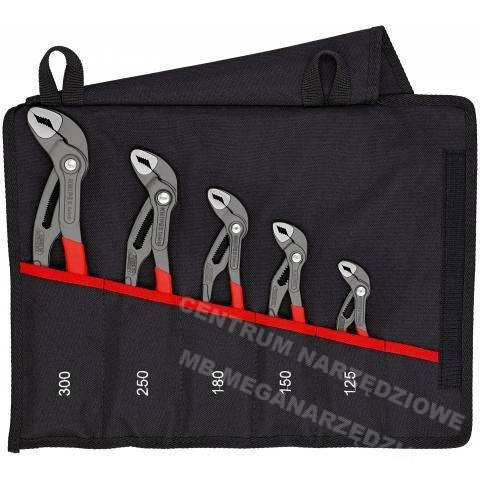KNIPEX Zestaw szczypiec cobra 5szt. 125/150/180/250/300mm KNIPEX Zestaw szczypiec cobra 5szt. 125/150/180/250/300mm